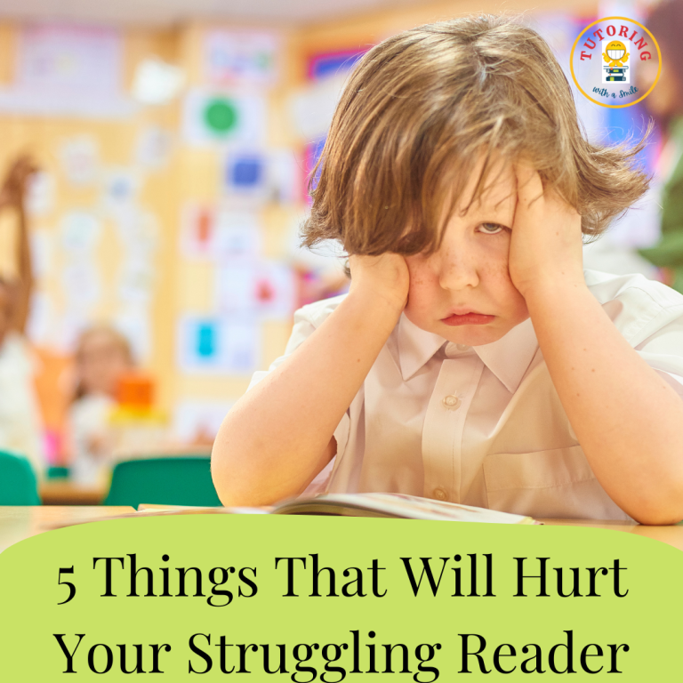 5 Things That Will Hurt Your Struggling Reader